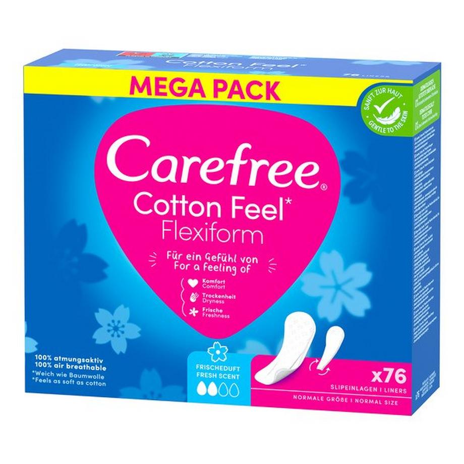 Carefree  Cotton Feel Flexiform Frischeduft Slipeinlagen 