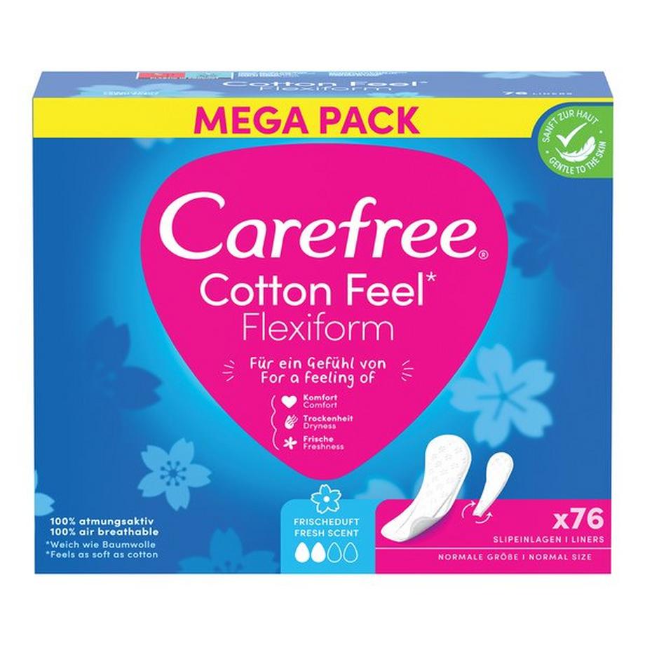 Carefree  Cotton Feel Flexiform Frischeduft Slipeinlagen 