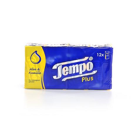 Tempo PLUS ALOE&KAMILLE Plus Aloe Vera & Kamille Taschentücher 