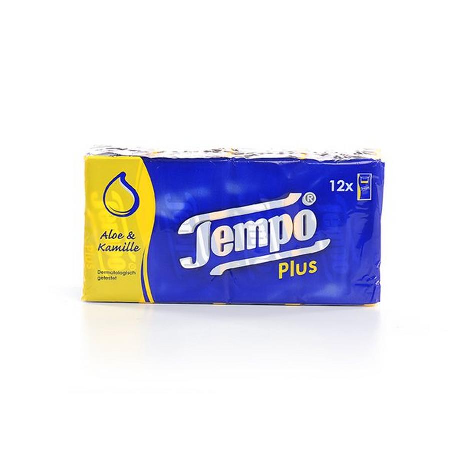 Tempo PLUS ALOE&KAMILLE Plus Aloe Vera & Kamille Taschentücher 