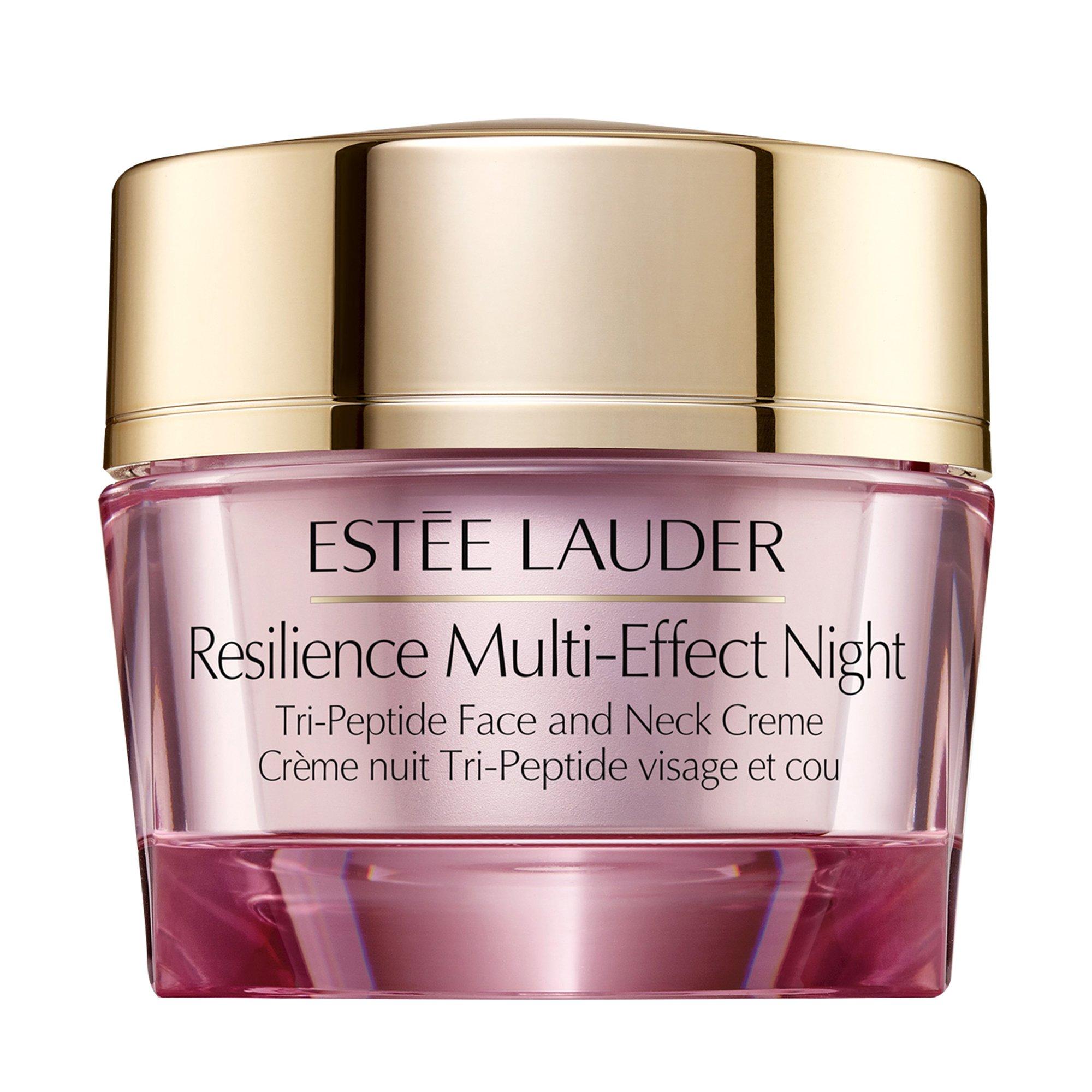 Image of ESTÉE LAUDER Resilience Lift Resilience Multi-Effect Night Tri-Peptide Face and Neck Creme - 50ml