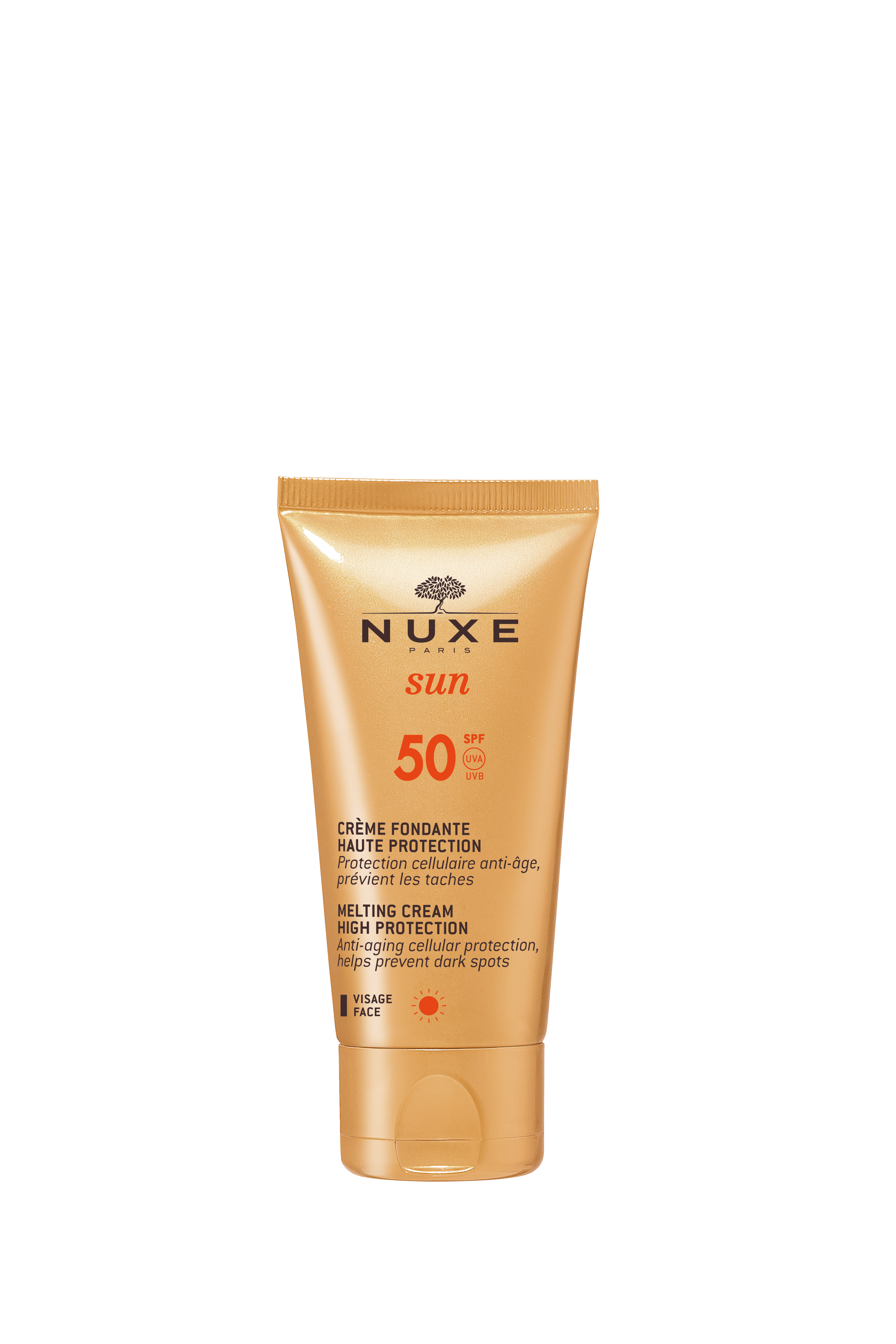 NUXE  SUN LSF50+ Face La Crème Visage Fondante SPF50 - Haute Protection 