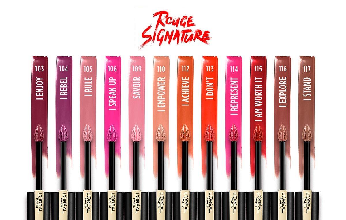 L'OREAL Rouge Signature Rouge Signature Ink-Lippenstift 