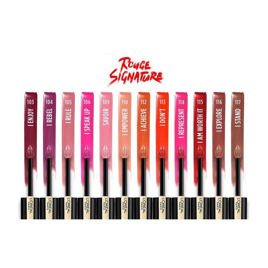 L'OREAL Rouge Signature Rouge Signature Liquid Lipstick 