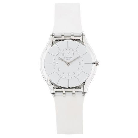 swatch WHITE CLASSINESS Analoguhr 