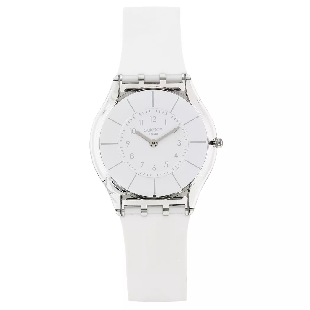 Swatch White Classiness Analog Watch White 34mm