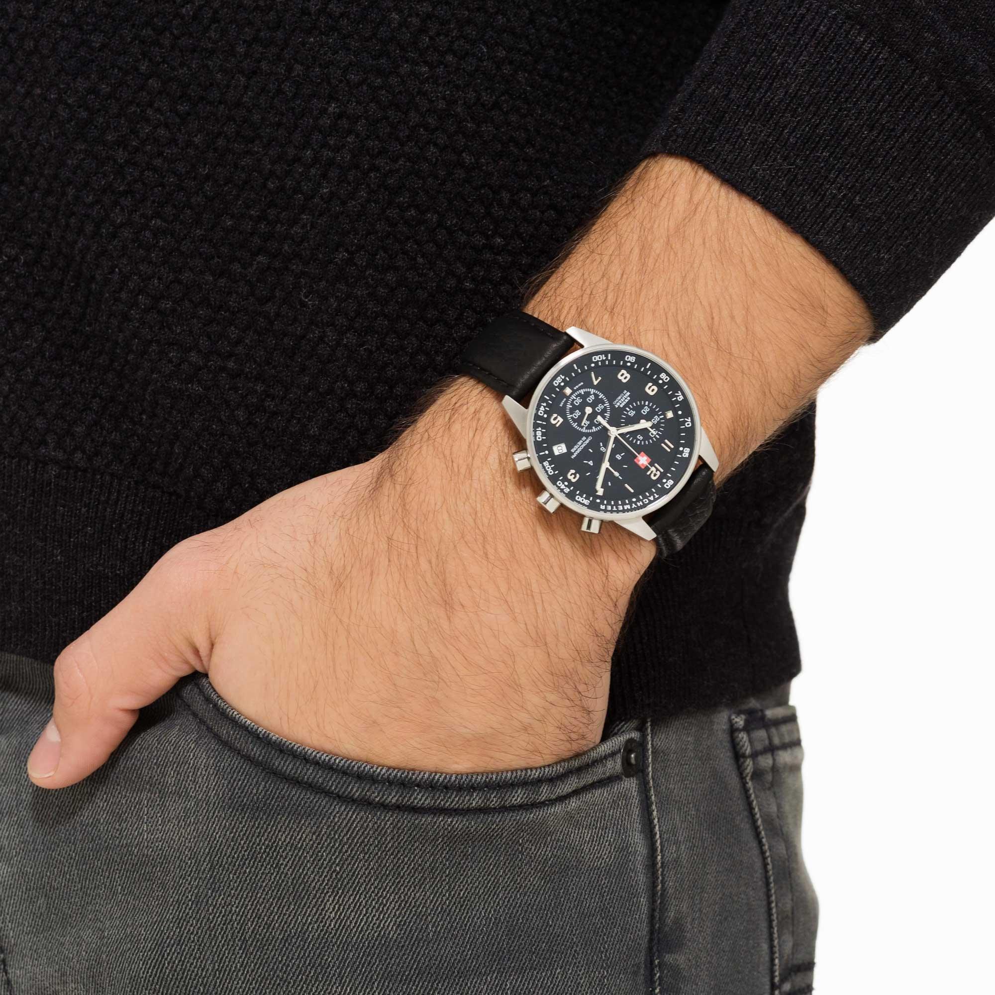 SWISS MILITARY SS16 Chronograph Uhr 