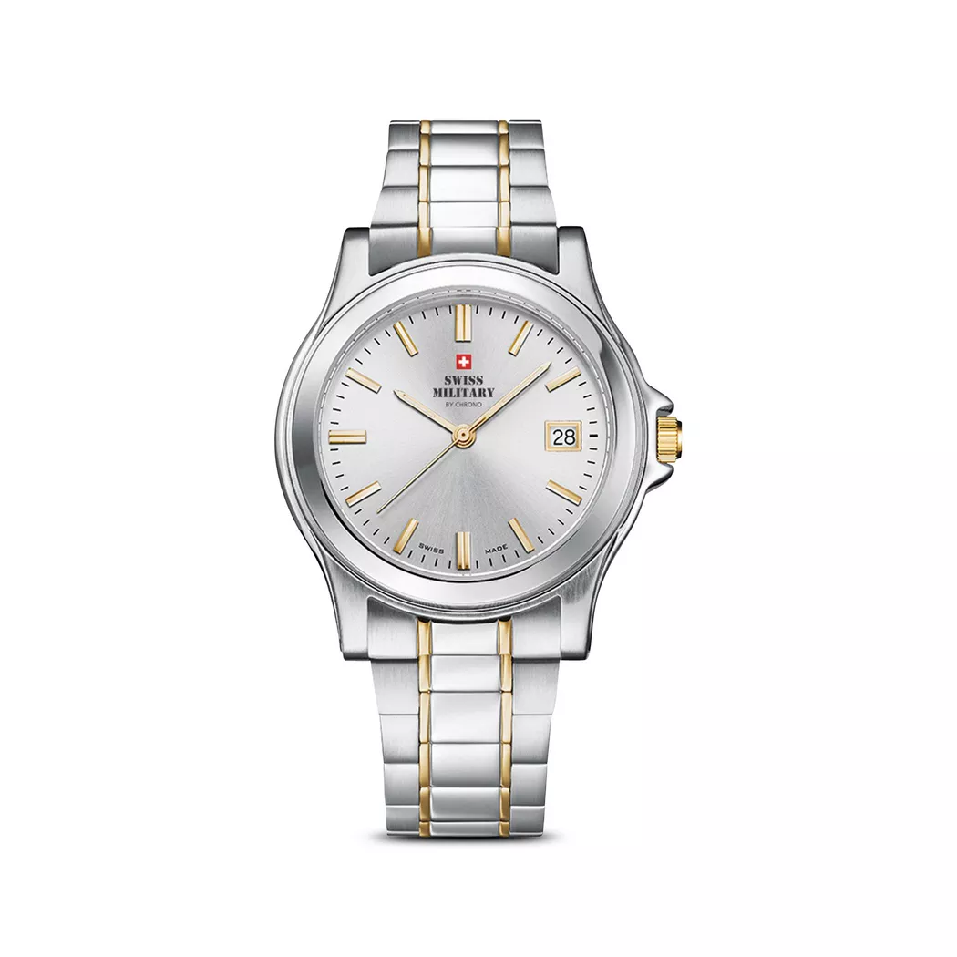 Swiss Military - Analoguhr, 36mm, Silberfarben