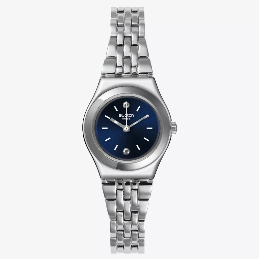Swatch - Analoguhr, Sloane, 25mm, Silberfarben
