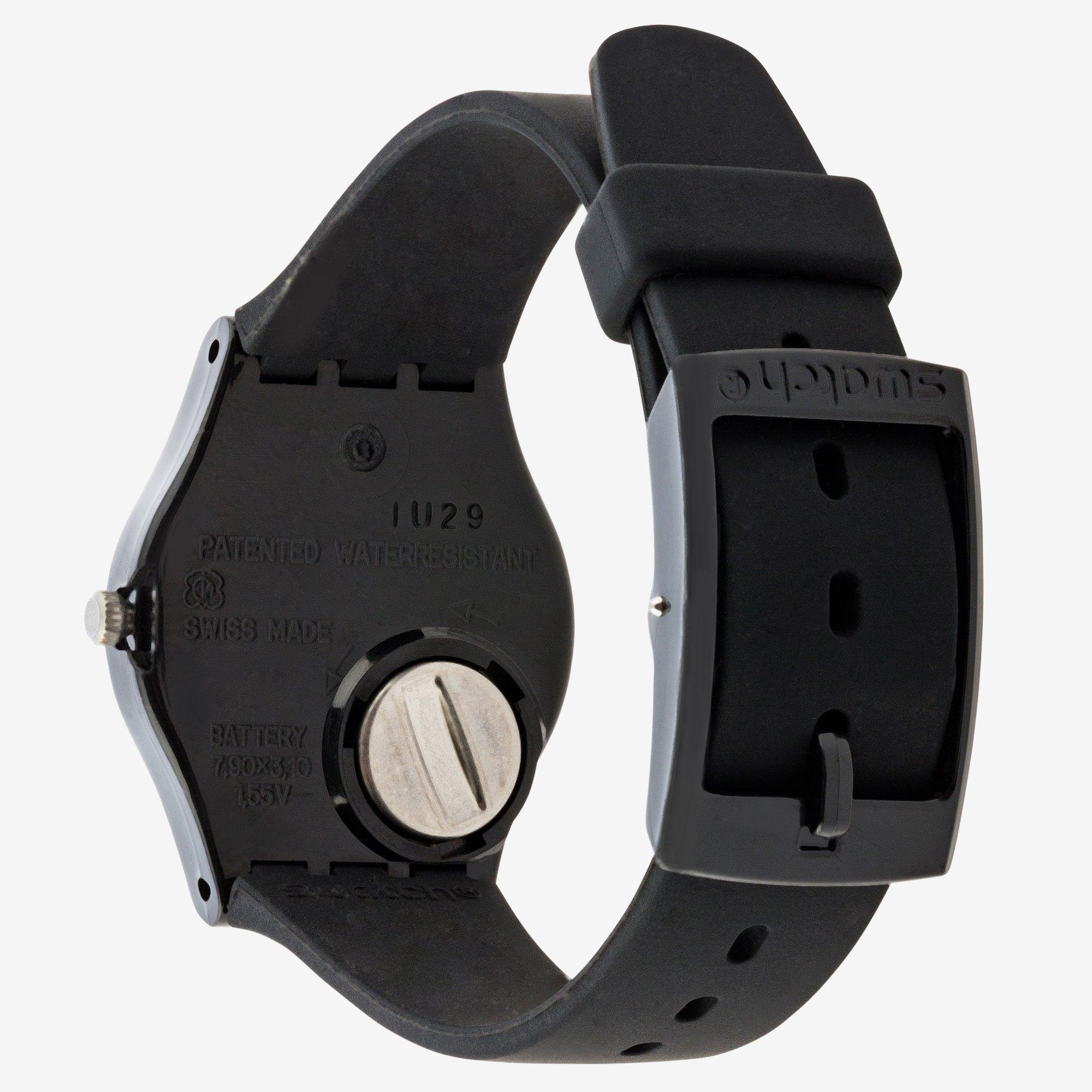 swatch LADY BLACK SINGLE Analoguhr 