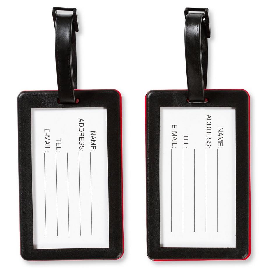 Manor Travel Etichetta in PVC, Accessorio di viaggio Swiss Flag 
