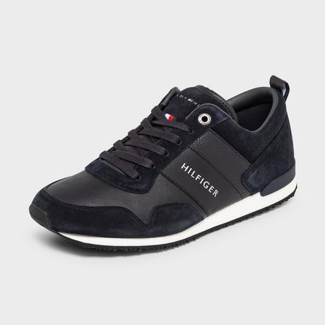 TOMMY HILFIGER Iconic Leather Suede Mix Runne Scarpe stringate 