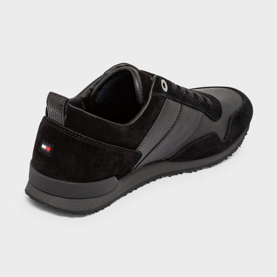 TOMMY HILFIGER Iconic Leather Suede Mix Runne Chaussures à lacets 