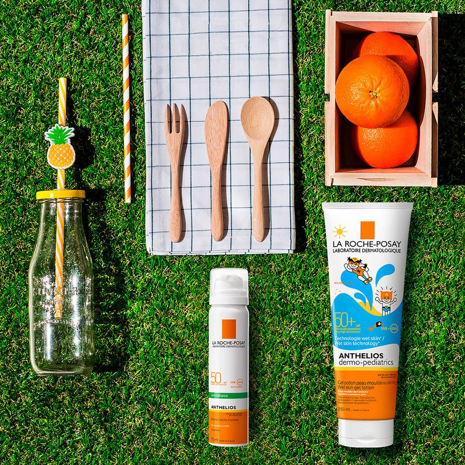 LA ROCHE POSAY Anthelios brume LSF50 aéros Anthelios Gesichtsspray LSF 50 Sonnenschutz für unterwegs 