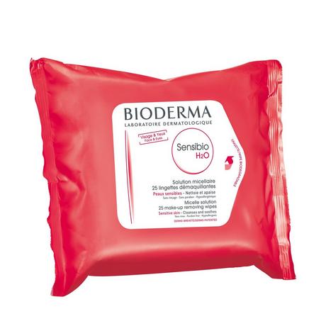 BIODERMA SENSIBIO H20 Lingettes Sensibio H2O Lingettes Démaquillantes Eau Micellaire Peaux Sensibles 