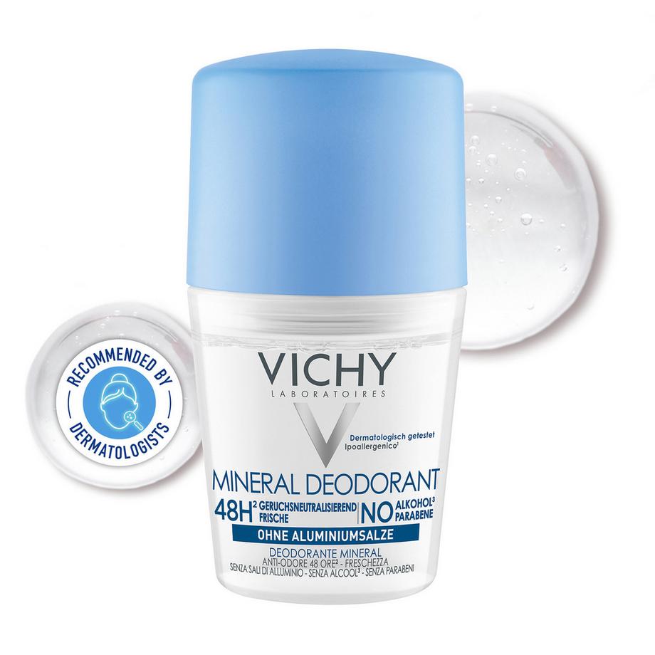 VICHY Déo minéral 48h roll on Deodorant Mineral Roll-on 