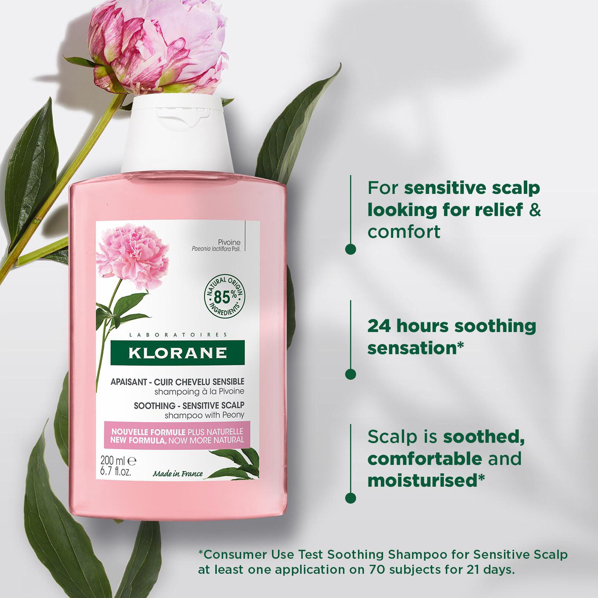 KLORANE Pivoine BIO Shampooing apaisant 