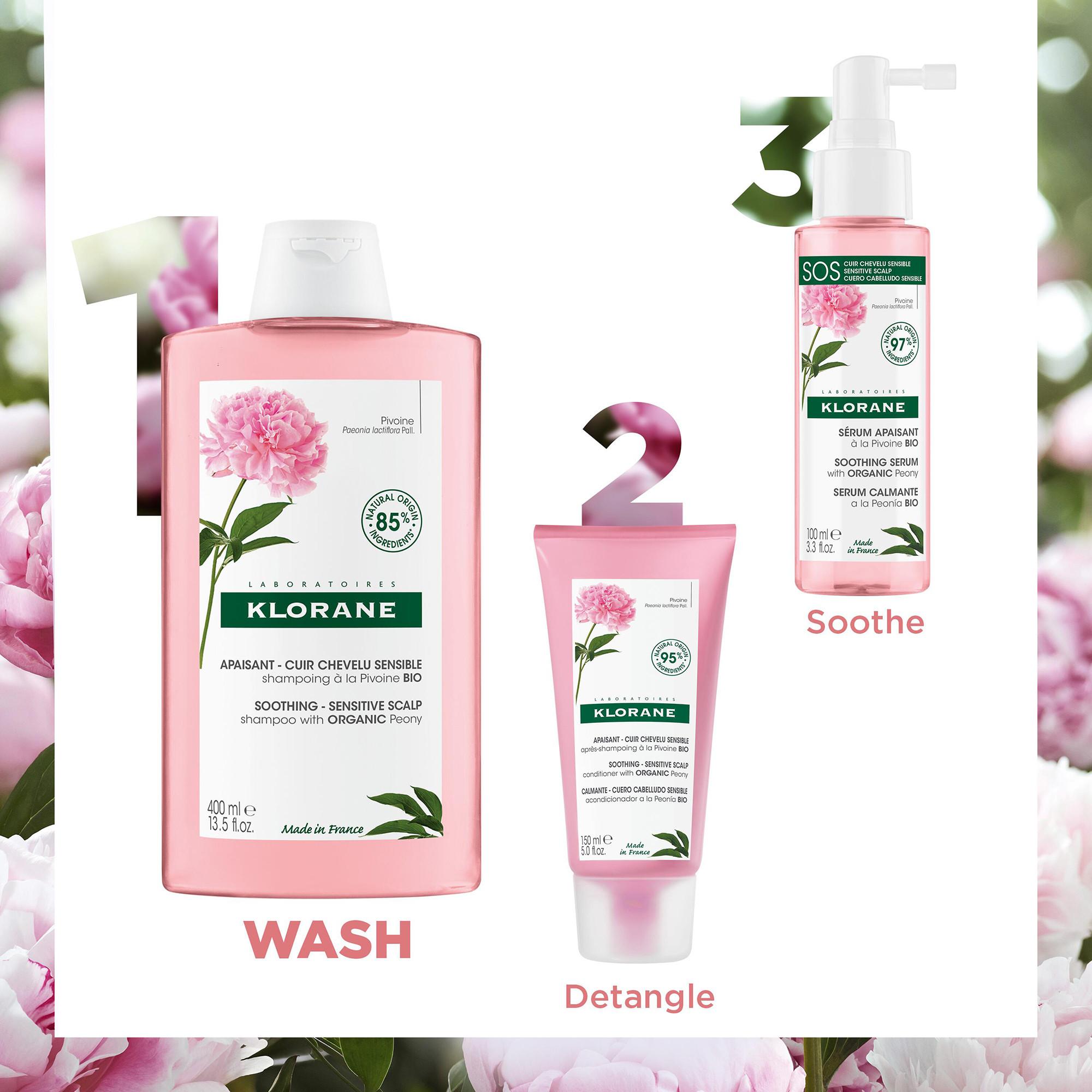 KLORANE Pivoine BIO Shampooing apaisant 