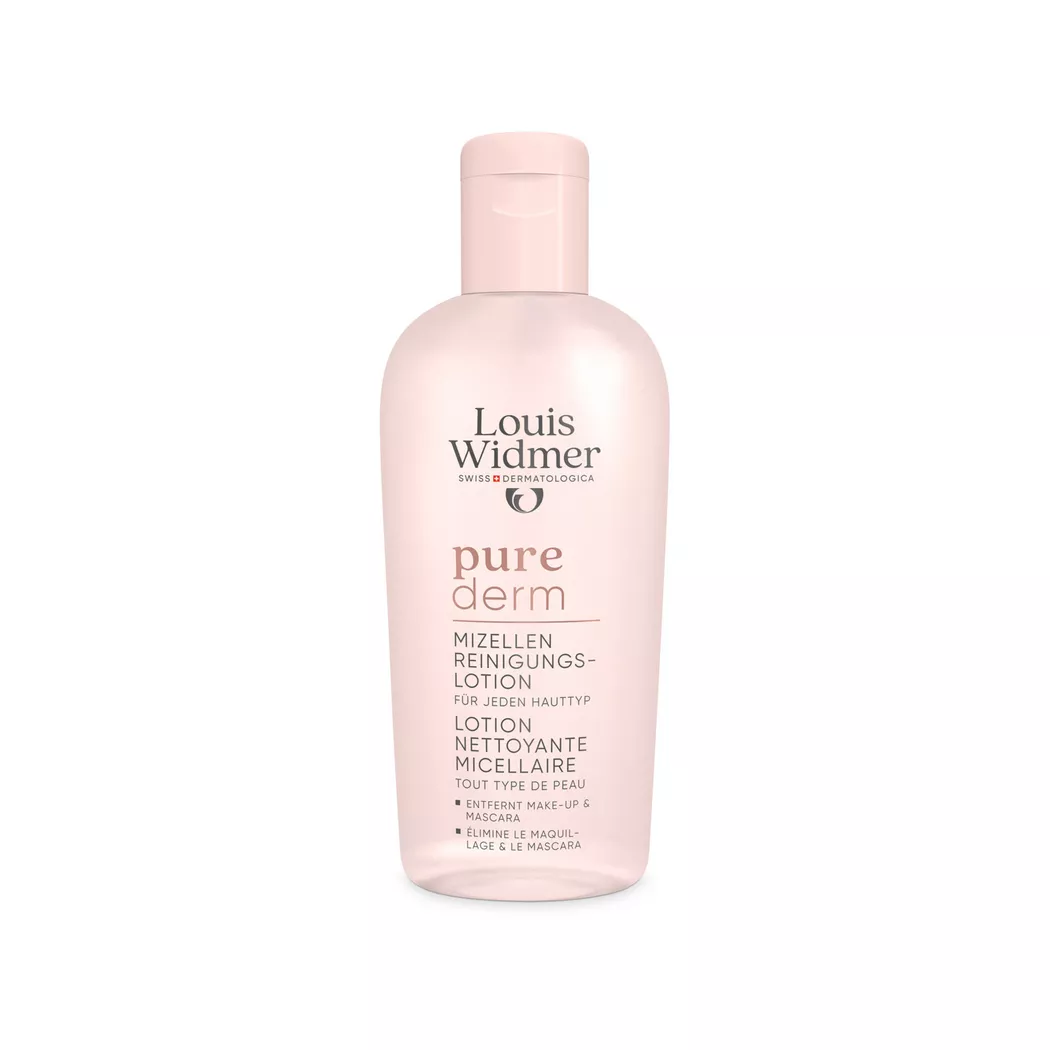 Louis Widmer Purederm lozione detergente micellare senza profumo 200 ml