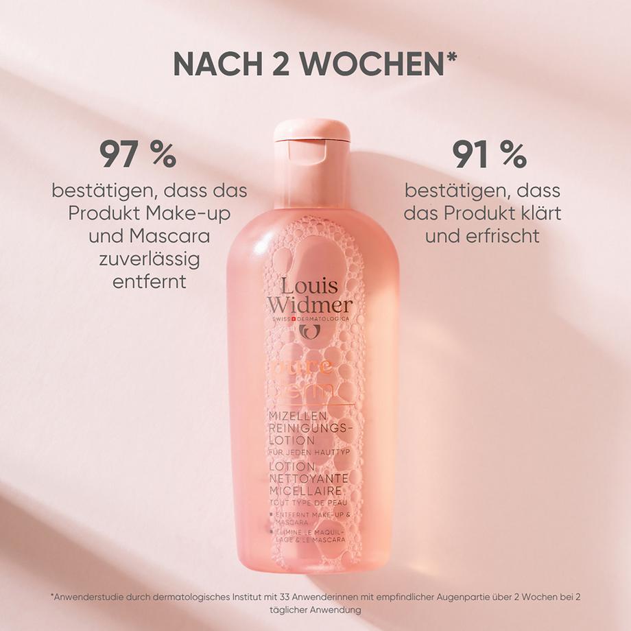 Louis Widmer  purederm Mizellen Reinigungslotion ohne Parfum 