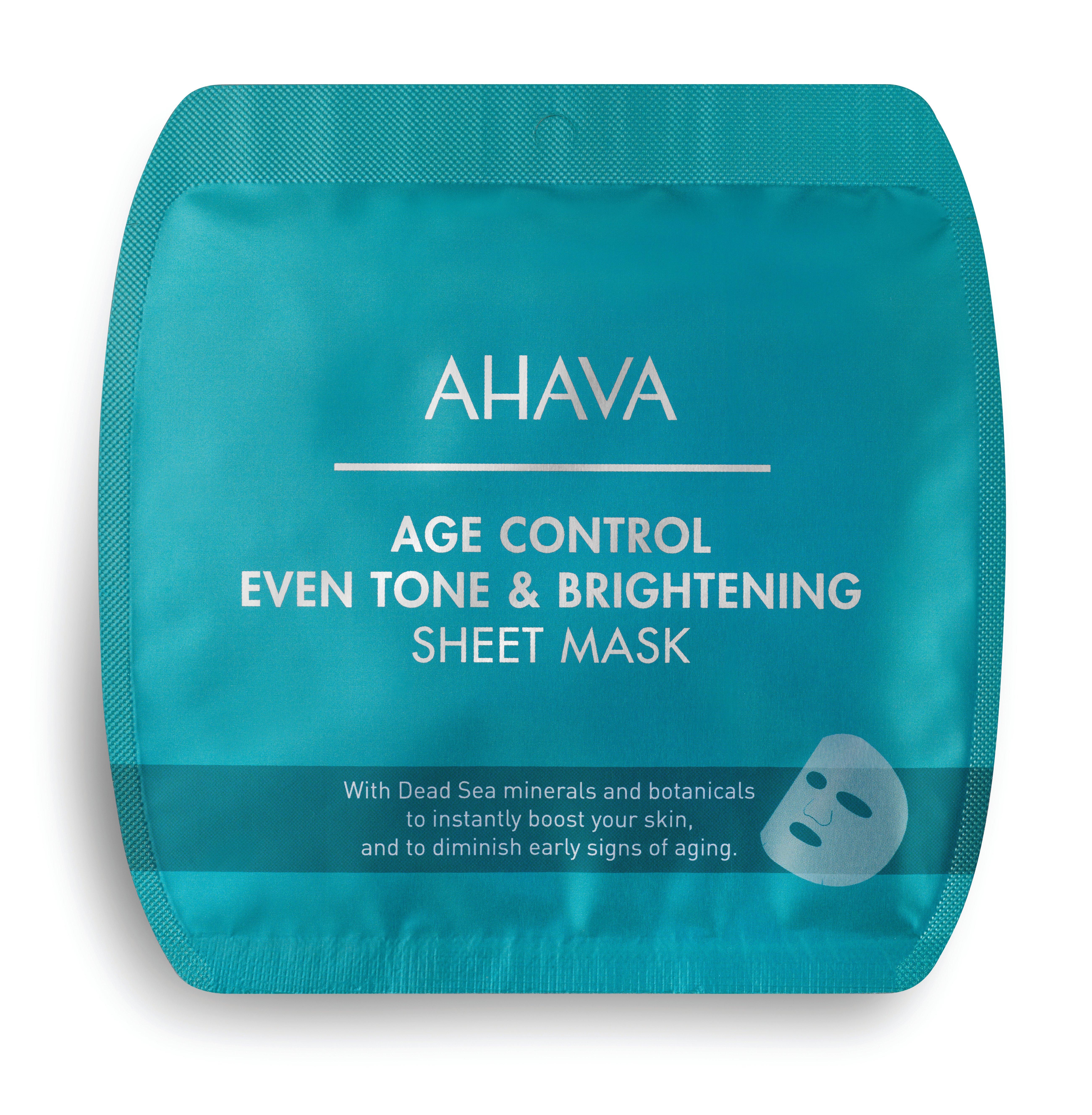 Image of AHAVA Sheet Mask Age Control Even Tone & Brightening - 1 pezzo