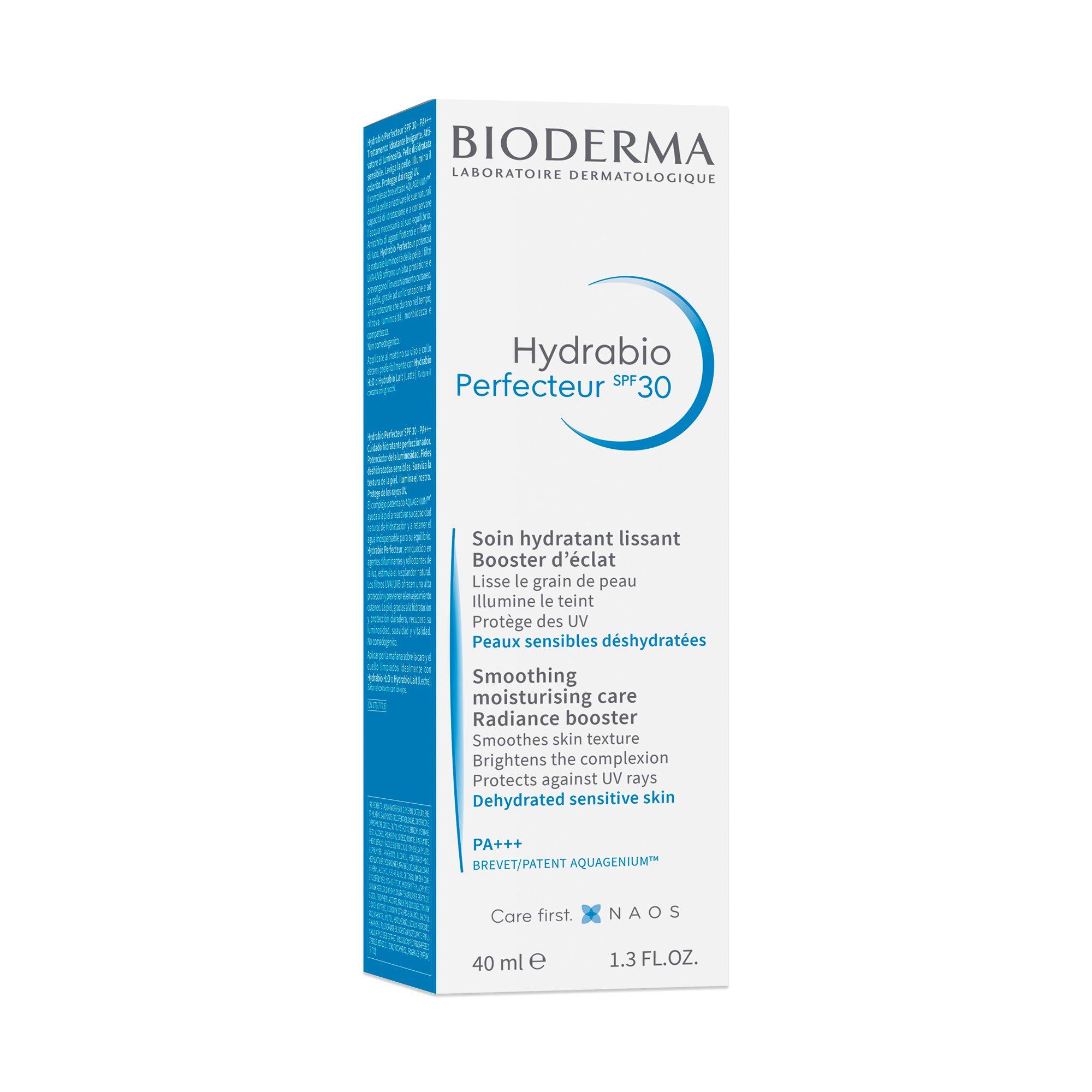 BIODERMA HYDRABIO PERFECTEUR SPF30 Hydrabio Perfecteur, Hautperfektionierende Feuchtigkeitscreme Mit UV-Schutz LSF 30 