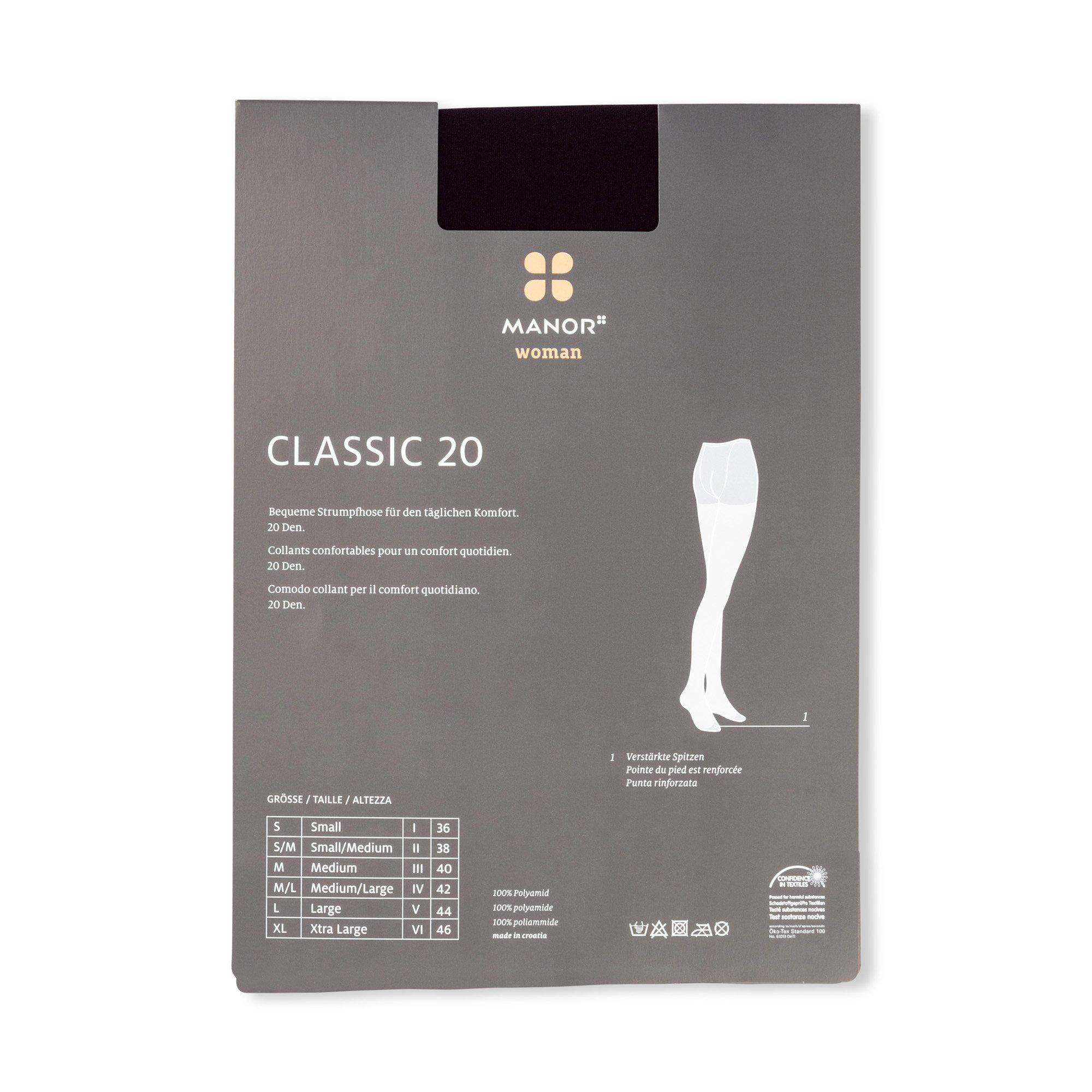 Manor Woman Collants Classiques 20 Deniers  