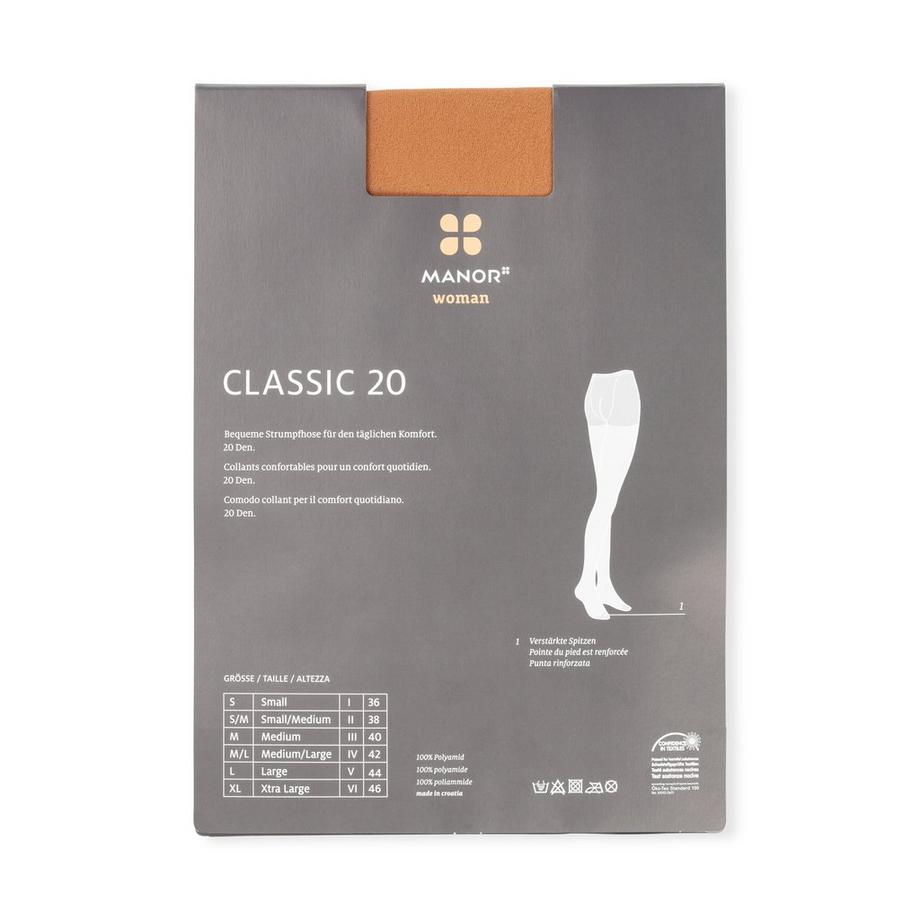 Manor Woman Collant Classici 20 Denari  