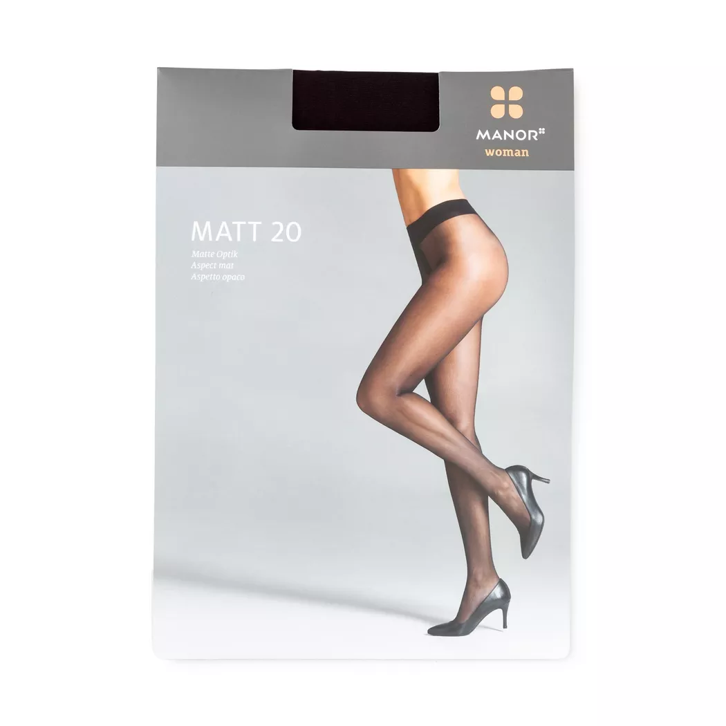 Manor Woman - Strumpfhose, 20 Den, für Damen, Black, Größe VI 2