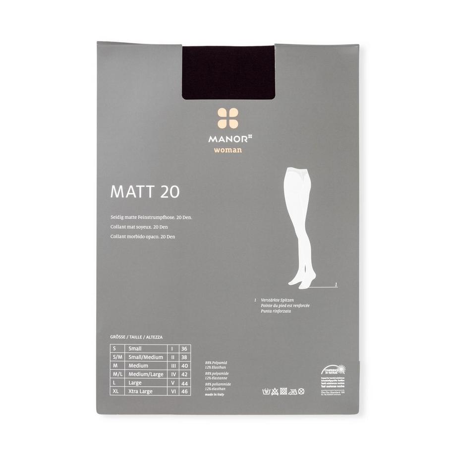 Manor Woman Collant Matt 20 Denari  