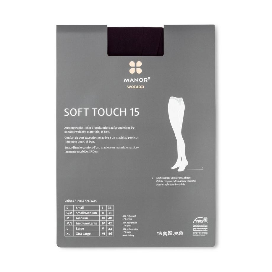 Manor Woman Collants Soft Touch 15 Den  