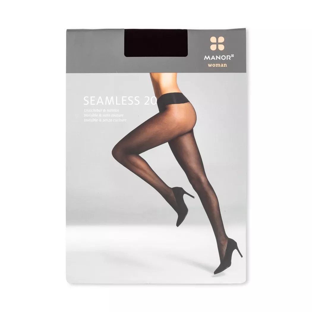 Manor Woman - Strumpfhose, 20 Den, für Damen, Black, Größe III