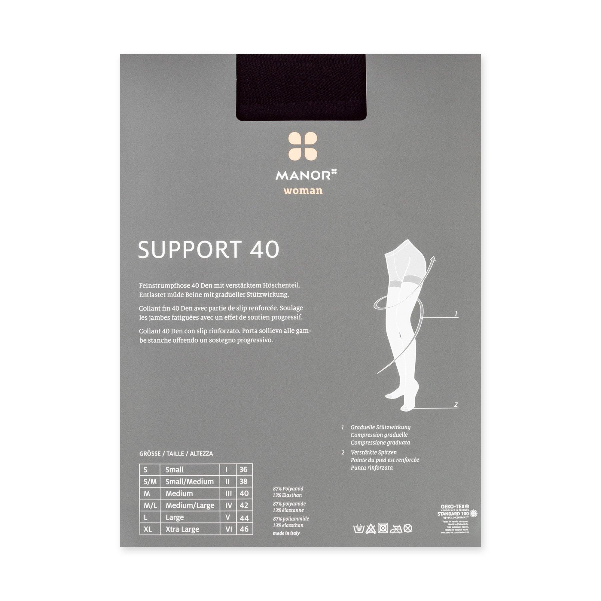 Manor Woman 40 Denier Stützstrumpfhose  