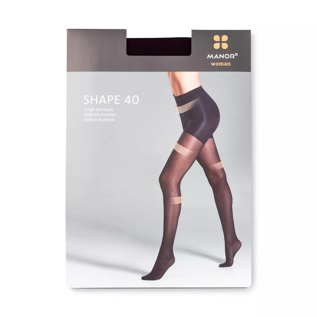 Manor Woman Shape Tights Black Size II