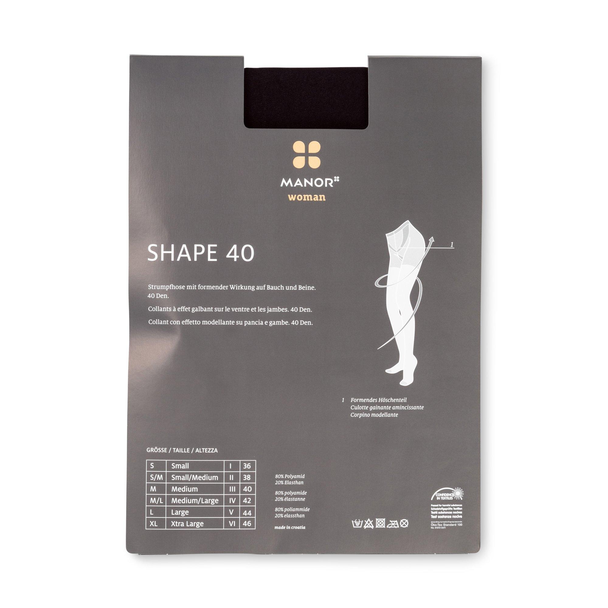 Manor Woman Collants Shape 40 Deniers  