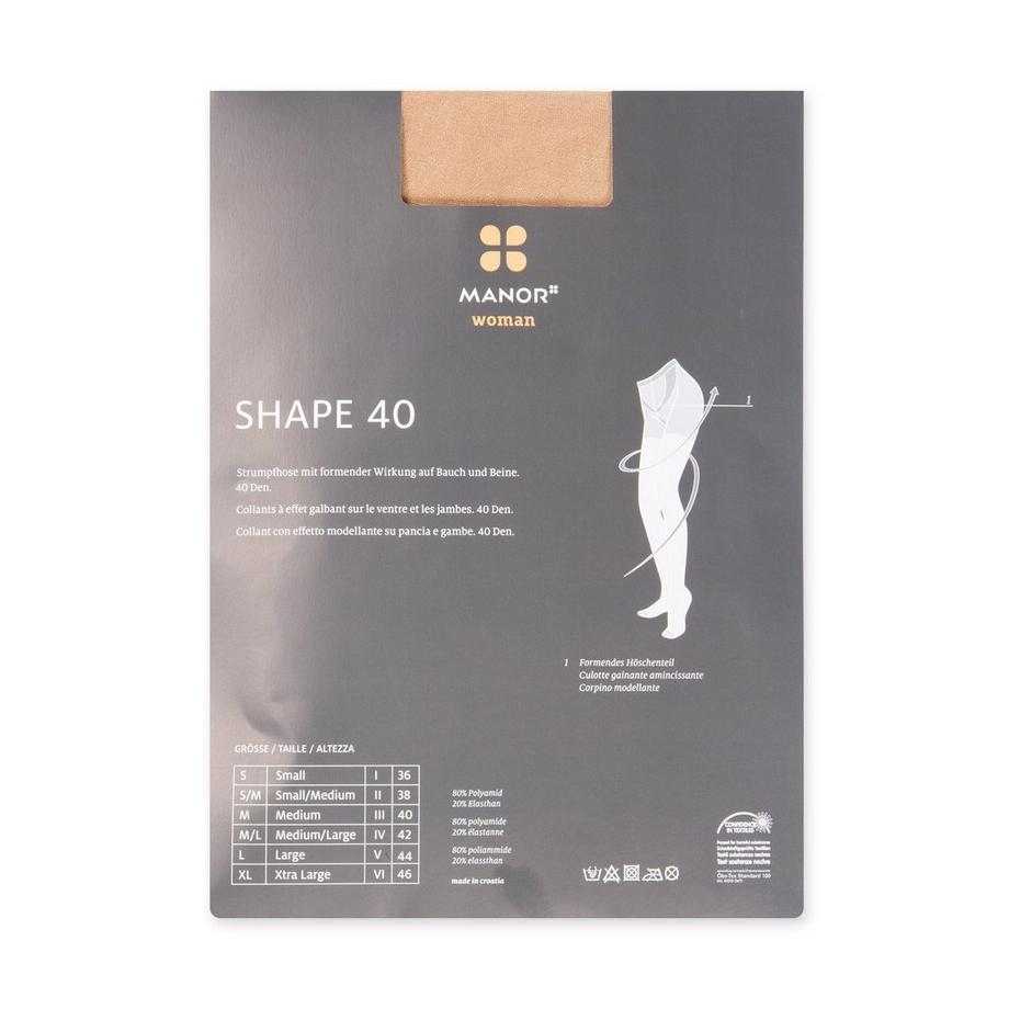Manor Woman Collant Shape 40 Denari  