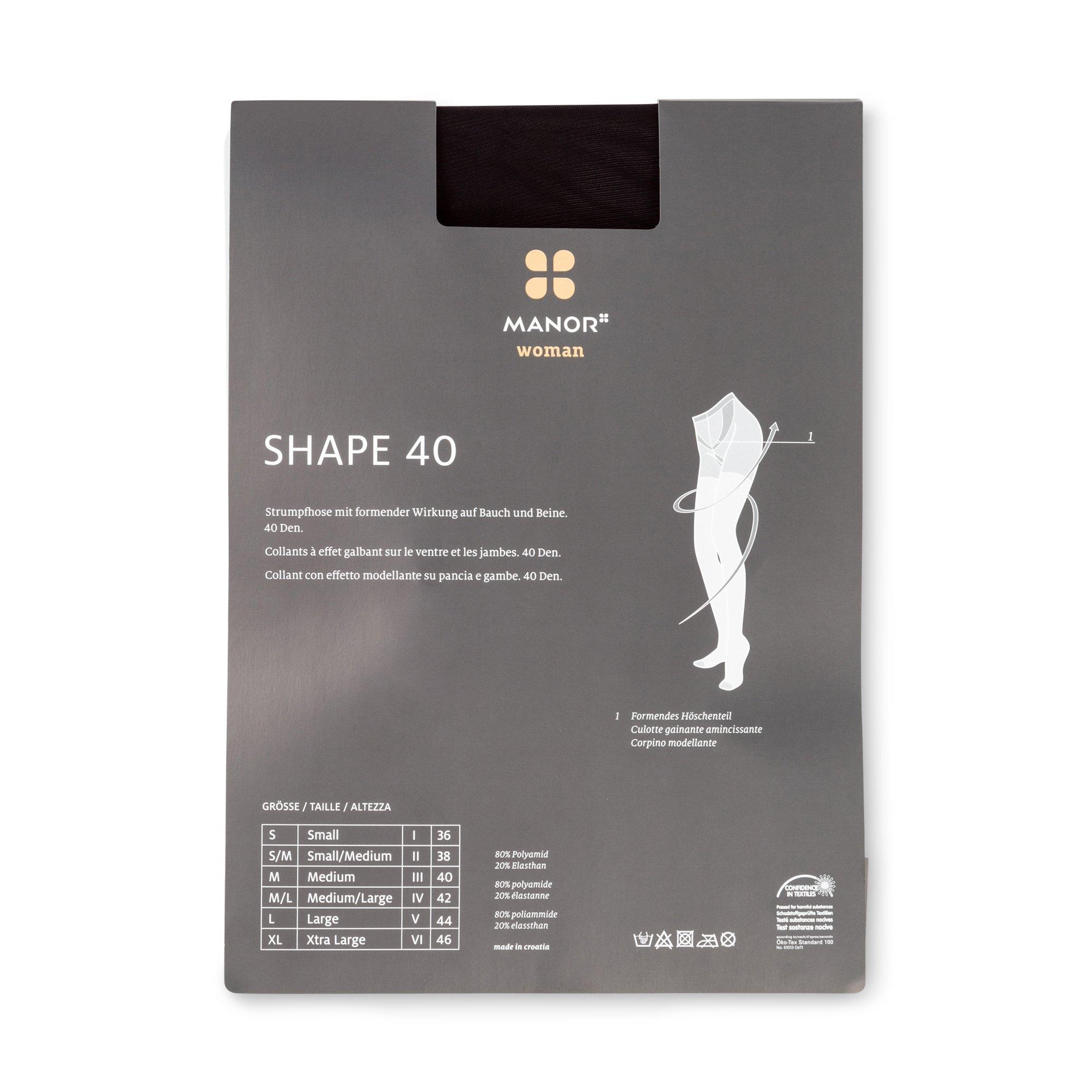 Manor Woman Collants Sculptants 40 Deniers  