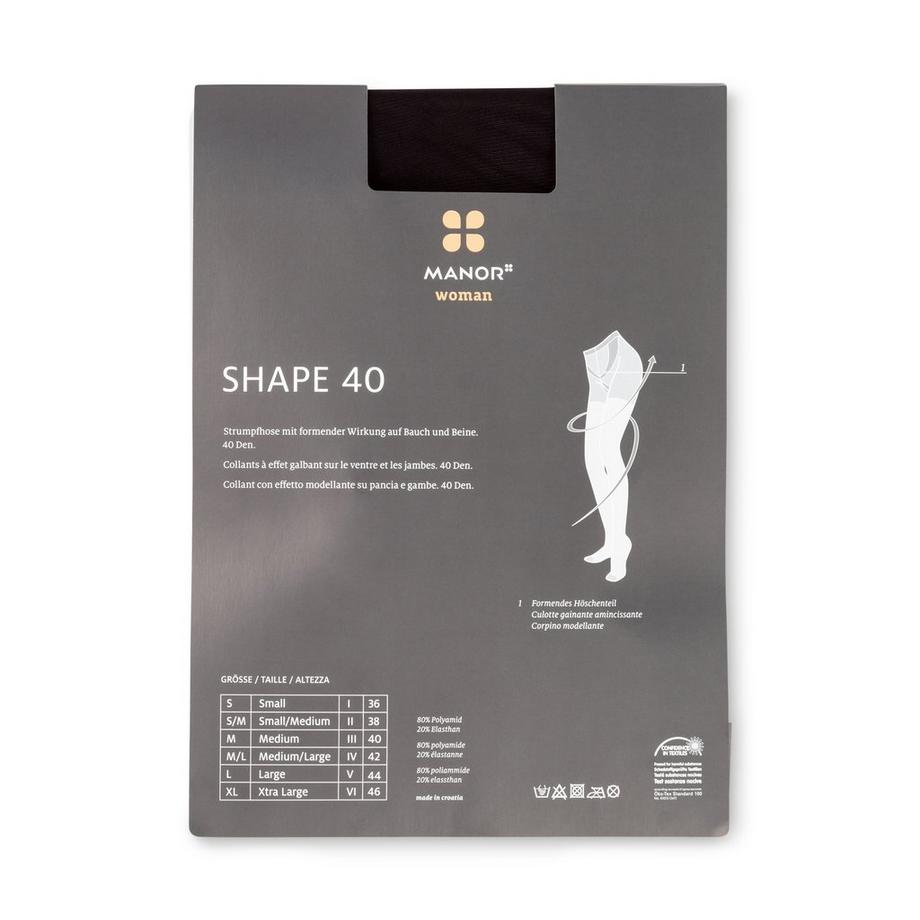 Manor Woman Collants Shape 40 Deniers  