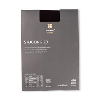 Manor Woman Bas 20 Deniers avec Large Bande de Dentelle  