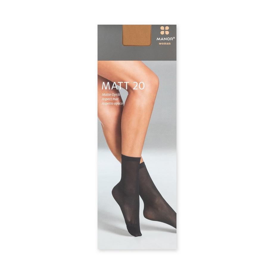 Manor Woman Matt 20 Calzino Fino 20 Den  