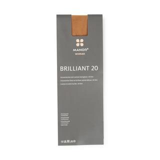 Manor Woman Brillant 20 Den Socquettes Fines  