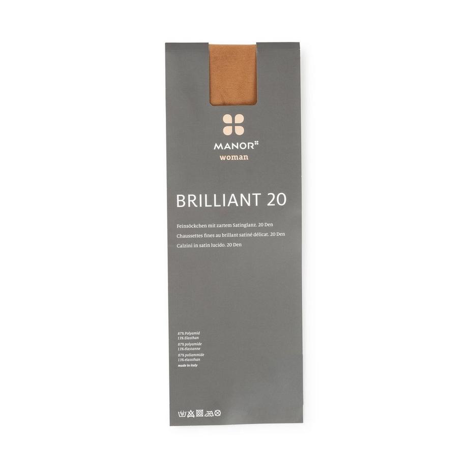 Manor Woman Brillant 20 Den Calzino Fino  