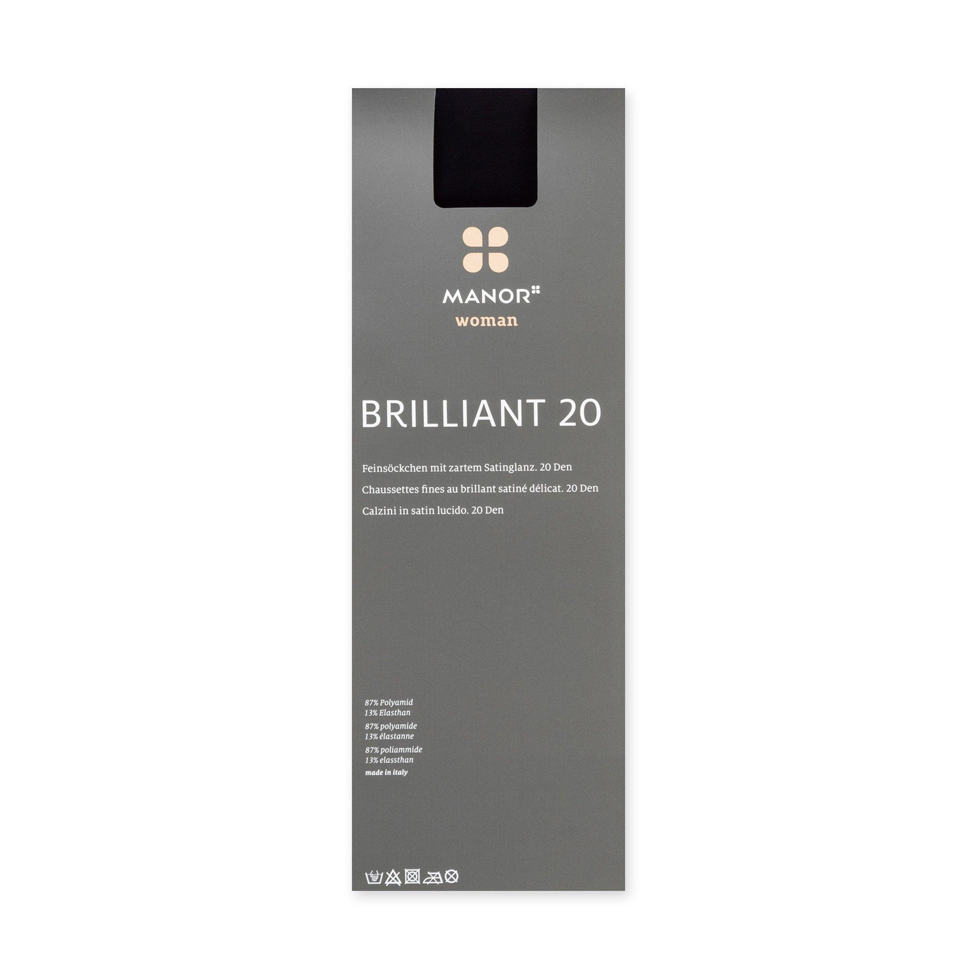 Manor Woman Brillant 20 Den Calzino Fino  