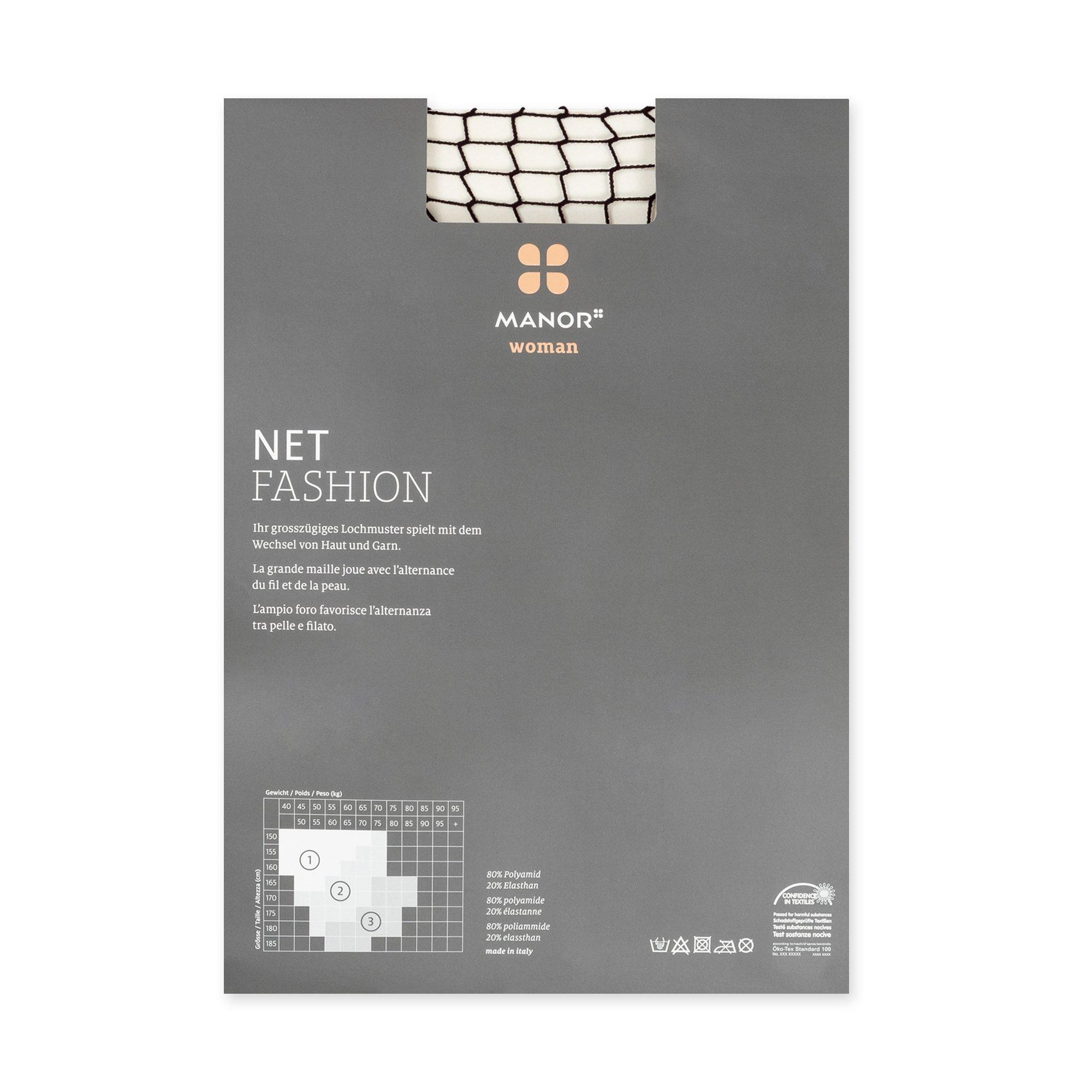 Manor Woman Collant résille Net  