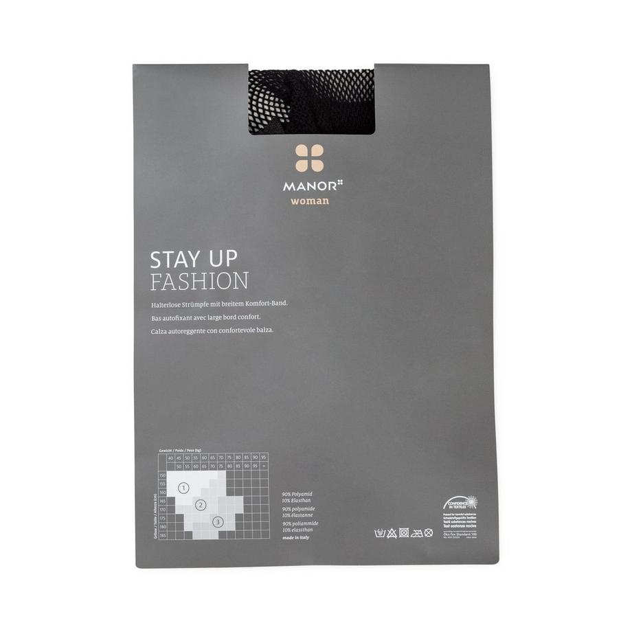 Manor Woman Micro Net Calze autoreggenti a rete  