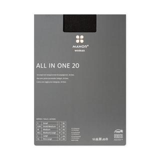 Manor Woman 20 Den Strumpfhose mit integriertem Strumpfhalter-Look  