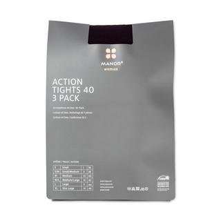 Manor Woman Collants Action 40 Deniers Lot de 3  