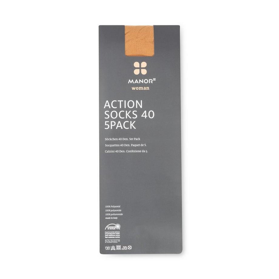 Manor Woman Feinsöckchen 40 Den 5er Pack  