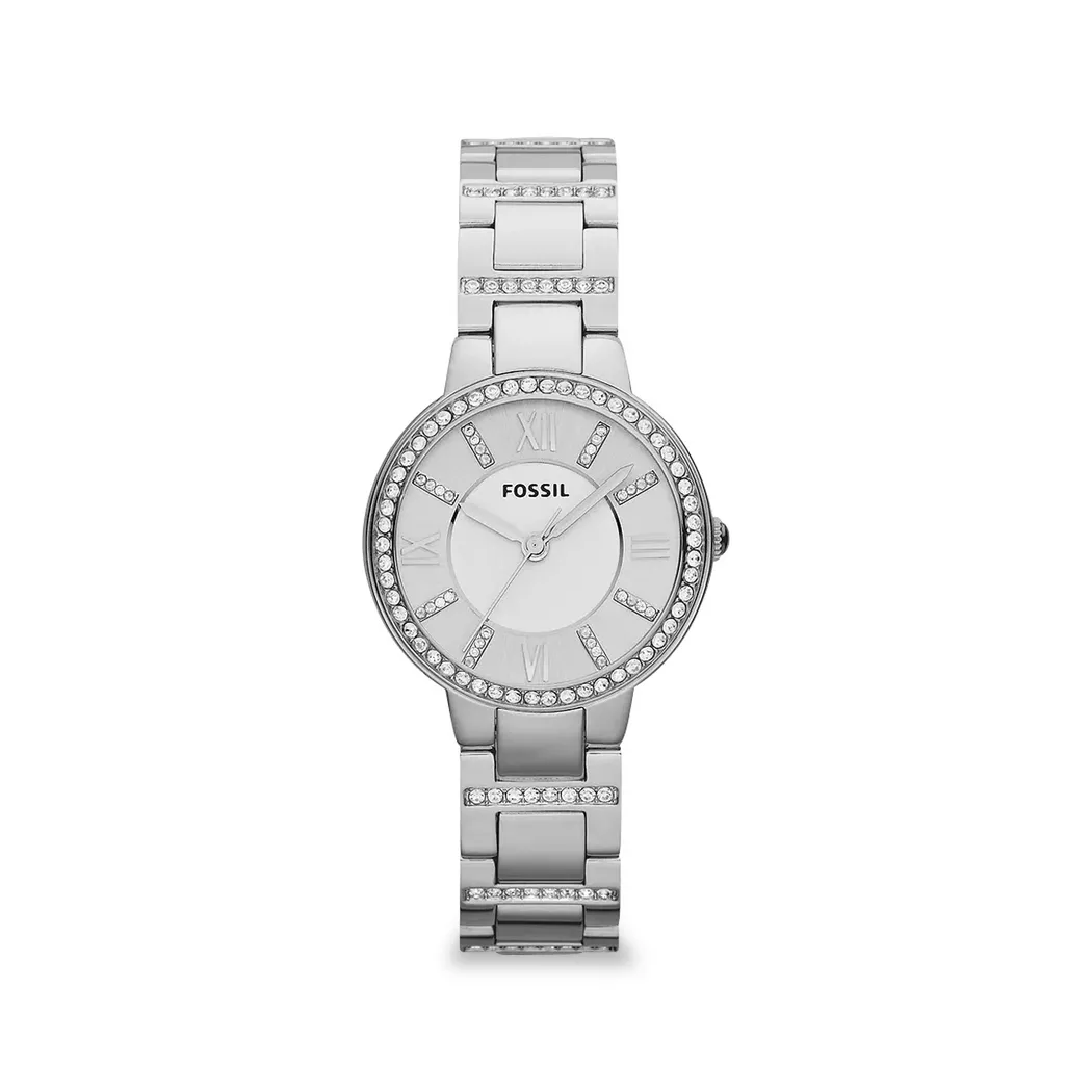 Fossil - Montre analogique, Virginia, 30mm, Couleur Argent