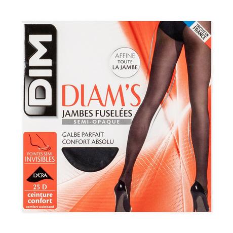 DIM Diam's jambes fuselées semi-op Collant, 25 deniers 